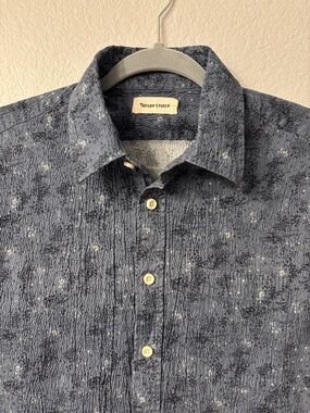 Taylor Stitch Textured & Patterned Short Sleeve Button-Down Shirt